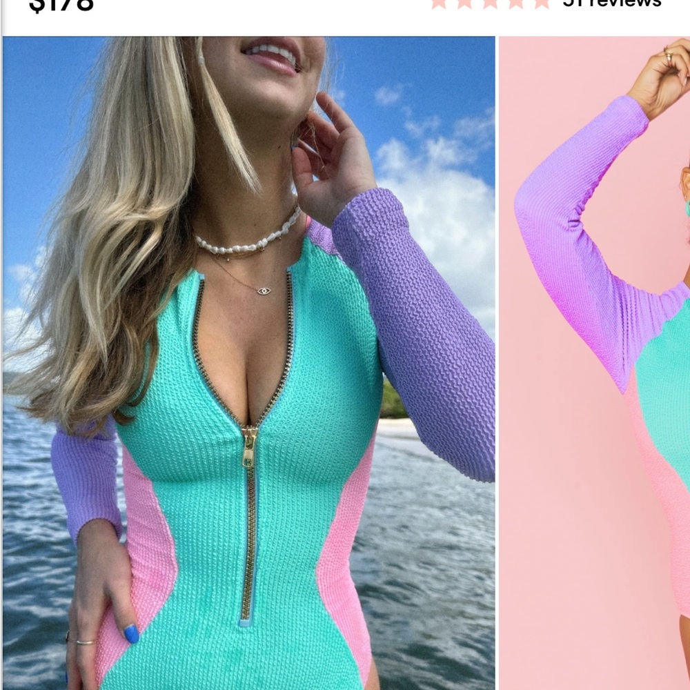 Surfside One Piece bathing suite swim suit